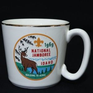 Boy Scouts of America VTG BSA Ceramic Mug Cup 1969 Idaho National Jamboree #10